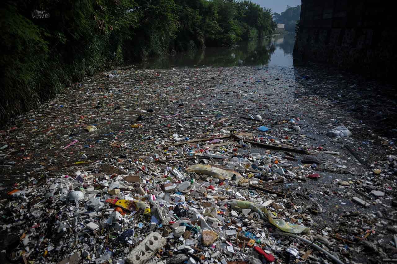 FOTO Lautan Sampah Di Sungai Citarum
