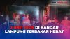 Detik-Detik 2 Unit Kios di Bandar Lampung Terbakar, 7 Unit Damkar Dikerahkan
