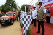 BNPB Terjunkan 10 Mobil Masker di Ambon