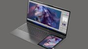 Lenovo ThinkBook Plus Gen 3, Laptop 17,3 Inci Pertama Berlayar Sekunder 8 Inci