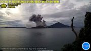 Anak Krakatau Berdehem 10 Kali Selama April, Pagi Ini Muntahkan Abu 800 Meter