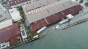 Update! Penampakan Banjir Rob di Pelabuhan Tanjung Emas Semarang Difoto dari Udara