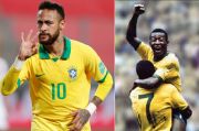 Tertinggal 3 Gol, Neymar Ingin Lampaui Rekor Pele di Timnas Brasil