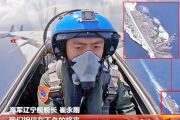 Panas! Jet Tempur China Terbang di Atas Kapal Perang AS, Ini Videonya