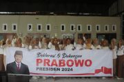 Berintegritas dan Tegas, Ratusan Ibu di Trenggalek Dukung Prabowo Presiden 2024