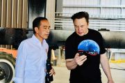 Begini Gaya Santai Elon Musk Ajak Jokowi Berkeliling ke Pabrik Roket SpaceX
