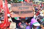 Aksi Petani Indramayu Tuntut Pemerintah Jalankan Reforma Agraria