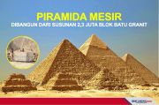 Piramida di Mesir Dibangun dari Susunan 2,3 Juta Blok Batu Granit