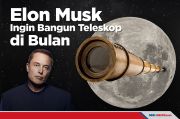 Elon Musk Ingin Bangun Teleskop Raksasa di Bulan