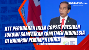 KTT Perubahan Iklim COP26, Presiden Jokowi Sampaikan Komitmen Indonesia di Hadapan Pemimpin Dunia