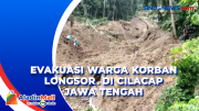 Evakuasi Warga Korban Longsor di Cilacap Jawa Tengah