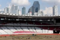 Intip Penampakan Rumput Stadion Utama Gelora Bung Karno, Dipermak Habis