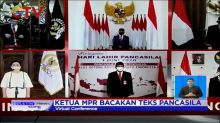 Presiden Jokowi dan Jajaran Gelar Upacara Virtual Peringatan Hari Lahir Pancasila