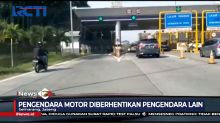Kebingungan dan Tak Tahu Jalan, Pengendara Motor Masuk Tol Bawean, Jawa Tengah