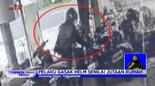 Aksi Pencurian Helm Jutaan Rupiah di Parkiran Sekolah Terekam Kamera CCTV