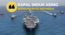 Kapal Induk dan Kapal Perang Asing Bernama Nuansa Nusantara