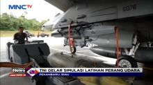 TNI AU Gelar Simulasi Serangan Udara di Pekanbaru Riau