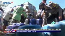 Krisis Air di Bojonegoro Warga Antre Bantuan Air Bersih