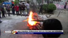 Demo Didepan Kantor ATR BPN Kota Tangerang Berakhir Ricuh