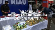 Polda Riau Ungkap Pengedar Narkoba Jaringan Malaysia