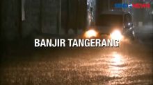 Hujan di Kota Tangerang Menyebabkan Sejumlah Jalan Tergenang Air