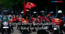 Gagal Berkonvoi ke Istana, Buruh Gelar Demo di Pulogadung