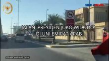 Peresmian Jalan Presiden Joko Widodo di Uni Emirat Arab