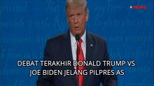 Debat Terakhir Donald Trump vs Joe Biden Jelang Pilpres AS