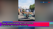Viral Pengendara Motor Diduga Bonceng Mayat di Boyolali