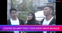 Rizki Ucapkan Selamat untuk Nadya yang Lulus Kebidanan di Bandung