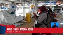 Rapid Tes Masal Bagi Penumpang KRL di Stasiun Bogor