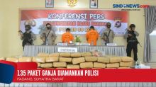 Polisi Gagalkan Peredaran 135 Kg Ganja di Sumatera Barat