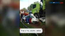 Kecelakaan Beruntun, Mobil PJR Ditabrak Truk di Tol Tangerang