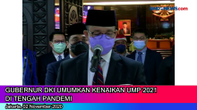Gubernur DKI Umumkan Kenaikan UMP 2021 di Tengah Pandemi