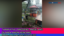 Angin Kencang Melanda Taman Kyai Langgeng, Magelang