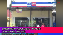 Sweeping Produk-produk Asal Prancis di Bandar Lampung