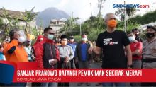 Ganjar Pranowo Datangi Permukiman Sekitar Gunung Merapi