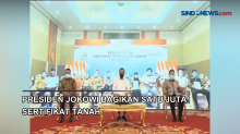 Presiden Joko Widodo Bagikan Satu Juta Sertifikat Tanah