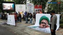 Aksi Protes Kegiatan Habib Rizieq Shihab Terus Bermunculan