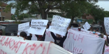 Pekerja Wedding Organization Protes ke Mapolsek Bekasi Utara