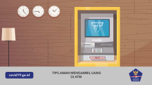Tips Aman Mengambil Uang di ATM Semasa Pandemi Covid-19