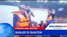 Tim Gabungan Evakuasi Santri Yang Terseret Banjir di Banten