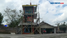 Warga Bangun Menara Pos Pantau Merapi Setinggi 12 Meter