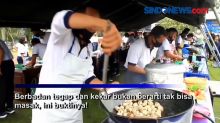 Prajurit TNI AL Peringati Hari Ibu dengan Lomba Memasak Kerang