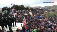 Ribuan Pendukung Trump Serbu Gedung Capitol, 1 Wanita Tewas