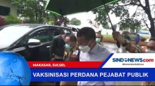 Vaksinisasi Pertama Pejabat Publik Makassar