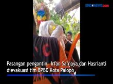 Video Viral Pengantin di Palopo Dievakuasi dengan Perahu Karet Akibat Banjir