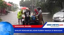 Banjir Rendam Belasan Rumah Warga di Manggala Makassar