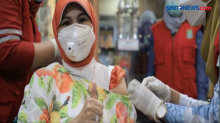 198 Pegawai Dinas Kesehatan Kota Tangerang Melakukan Vaksinasi