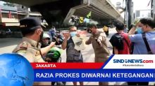 Razia Prokes Diwarnai Ketegangan di Kawasan Roxy, Jakarta Pusat